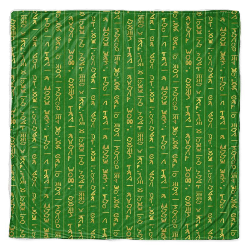 Ancient Hieroglyphs Throw