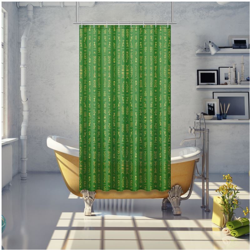 Ancient Hieroglyphs Shower Curtain