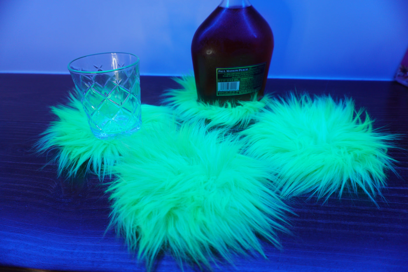 Black Light fur Coasters