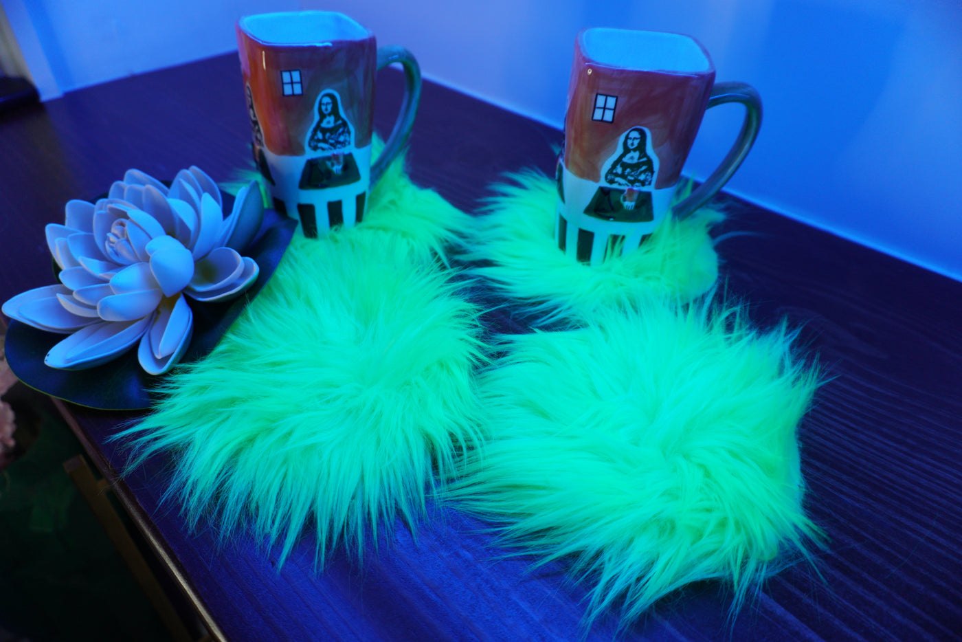 Black Light fur Coasters