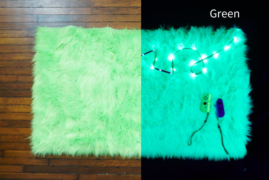 Round Black light Area rugs